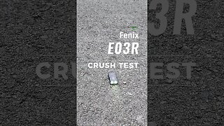 E03R v2.0 keychain light crush test #flashlight #edc #amazonfinds ‎@FenixLightingUSA