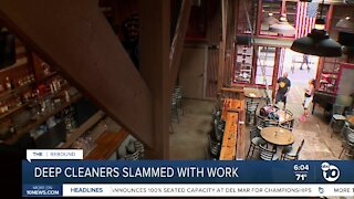 San Diego deep cleaners slammed with work as California reopens