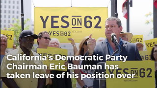 #MeToo Reaches Top of Cali Democratic Party, Chairman on Leave, Seeking Treatment