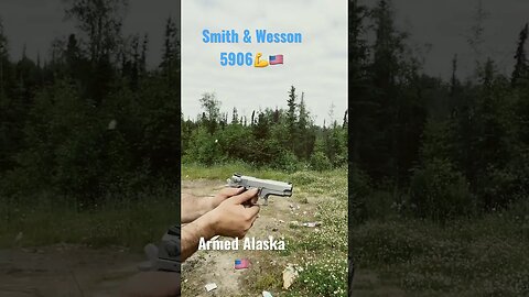 🔥Let’s Shoot it!!S&W 5906 🇺🇸 #alaska #shorts