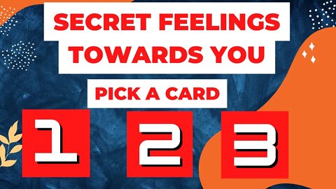 What they secretly think about you 😳❤ PICK A CARD