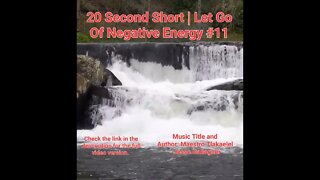 20 Second Short Of Let Go Of Negative Energy | #meditation #shorts #shortsvideo #waterfall #11