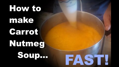 Carrot-Nutmeg Soup Recipe From Home-Grown Produce