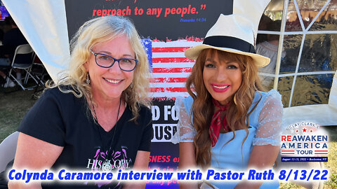 Colynda Caramore Interview at Reawaken America Tour in Batavia/Rochester, NY 8/13/22 Day 2