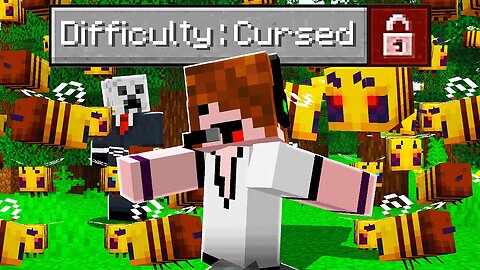 I Trolled Him With CURSED Difficulty - Minecraft