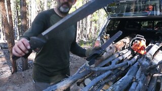 Off Grid Living: My Favorite Tool To Use While Scouting For Wood