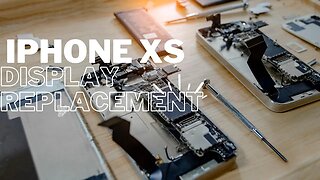 APPLE Iphone XS, screen display, replacement, repair video