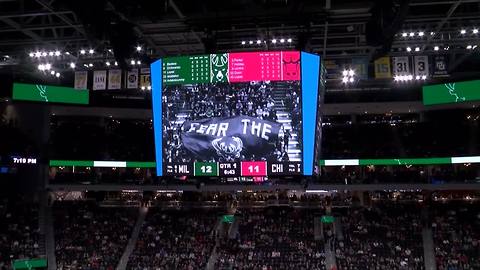 Milwaukee Bucks tip off for first time at Fiserv Forum