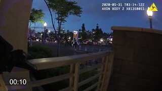 La Mesa Police release protest body cam, incident video