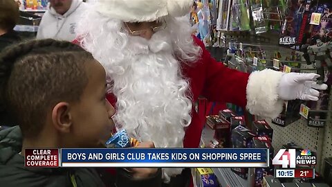 Boys and Girls Club takes children on shopping spree