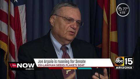 Former Sheriff Joe Arpaio announces Senate run