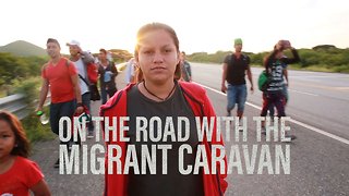 The migrant caravan has a message for Trump