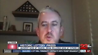 Lottery expert discusses historic prizes