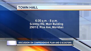 HAPPENING TODAY: Meridian Town Hall meeting to discuss comprehensive plan, e-scooters