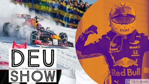 Max Verstappen correndo na neve | REDBULL