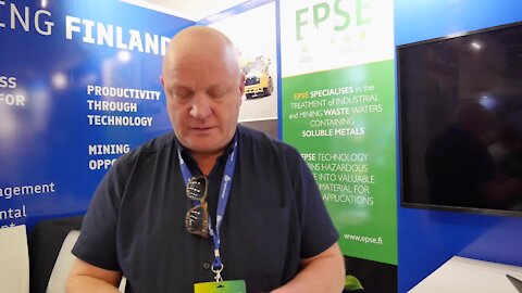SOUTH AFRICA - Cape Town - Investing IN african Mining Indaba - Finnish company specializes in mining waste water treatment (Video) (LRT)