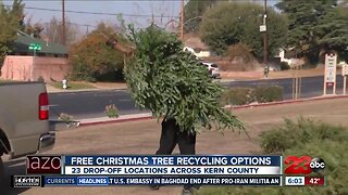 Recycle your Christmas tree for free at various locations across Kern County