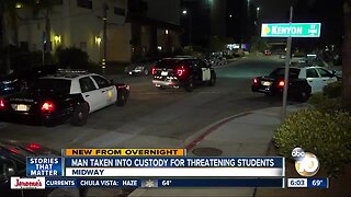 Man accused of threatening students at Midway area school taken into custody