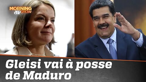 Conexão PT-Venezuela: Gleisi Hoffmann vai à posse de Maduro