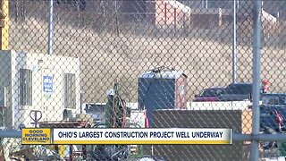 Ohio's largest construction project well underway