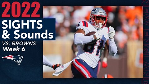 Sights & Sounds: Patriots Big Win in Cleveland - Week 6 vs. Browns NFL
