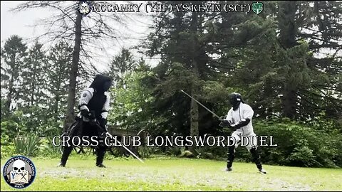 Steel Longsword Fighting - McCamey (YHF) vs Kevin (SCF) - Whispering Pines Castle - YHF Birthday