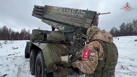 MoD Russia: Fast and efficient: Grad MLRS crews from the Central MD in combat action within the SMO.