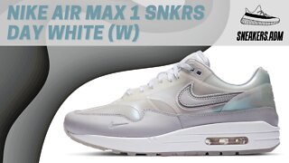 Nike Air Max 1 SNKRS Day White (W) - DA4300-100 - @SneakersADM