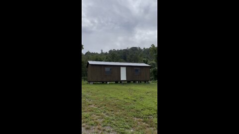 Storage shed to tiny home cabin build.