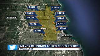 Mayor Barrett responds to Red Cross' new ZIP Code policy