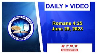 Daily Scripture (Romans 4:25)