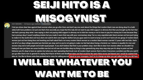 |NEWS| Seiji Hito Is A Misogynist 🤷🏿‍♂️