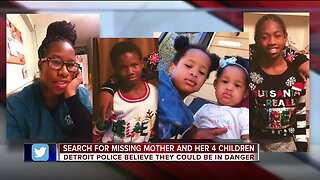 Search for missing mom and her 4 children