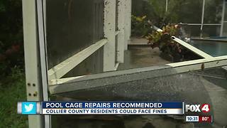 Pool Cage Repairs Recommended