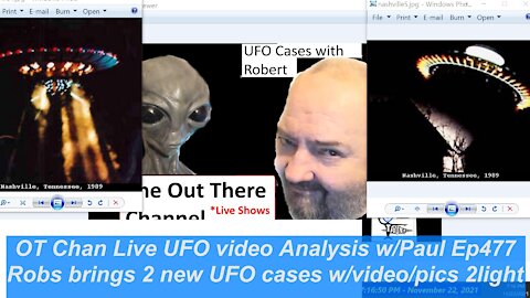 Rob joins me to talk MORE UFO news+vids+UFO Stories+Never heard Before Bits - OT Chan Live-477