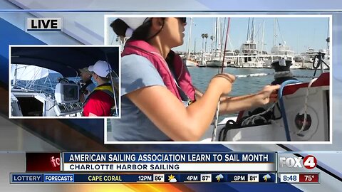 Charlotte Harbor Sailing honors learn to sail month