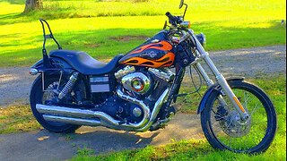 2012 STOCK HARLEY HAS WINDDAMAGE FROM SPRING STORM