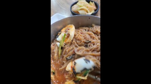 #food #cook #cooking #shorts Spicy Buckwheat noodle(Mac-guk-soo) Korean food
