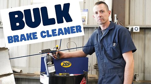 ZEP Bulk Brake Cleaner Despenser Unbox, Installation & Review