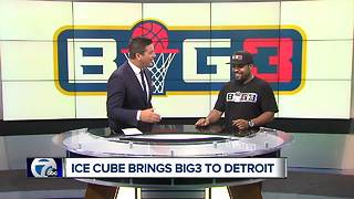 Ice Cube joins WXYZ Channel 7 to talk Big3 Basketball in Detroit