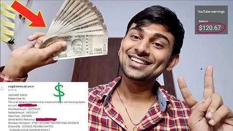 My First YouTube Income Rs. 10,000 , I can teach u how to make money on Youtube ??#youtube #income