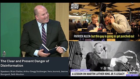 Legacy Of Dr. King, Brian Stelter On Disinformation, CNBC Manager Threatens Violence