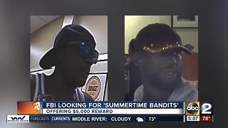 FBI searching for "Summer Bandits" bank robbers