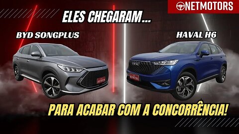 O BYD SONG PLUS E HAVAL H6 VEM ACABAR COM SUVs DO MERCADO, MELHORES CUSTO BENEFICIOS DE HOJE!