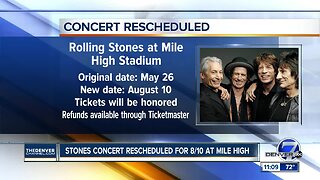 Rolling Stones announce new date for Denver tour stop