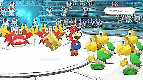 Paper Mario The Origami King #16: Entrando no Santuário do Vellumental da Água
