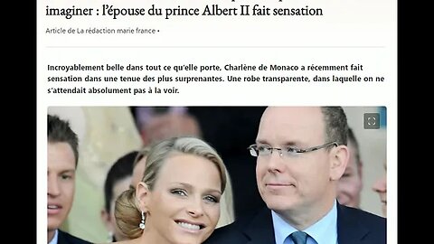 Charlène de Monaco en robe transparente qu’on n’oserait imaginer : l’épouse du prince Albert