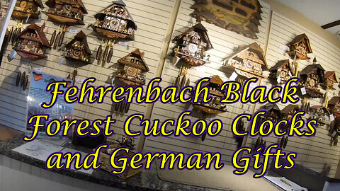Fehrenbach Black Forest Cuckoo Clocks - What's In There - 4K Store Tour - Peddlers Village