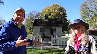 Herbert Hoover Birth Home, West Branch Ia. Travel USA, Mr. Peacock & Friends, Hidden Treasures