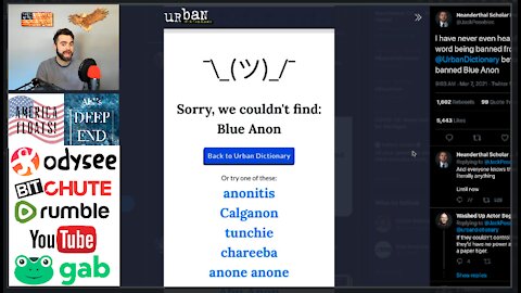 UrbanDictionary CENSORS "BlueAnon" As 'Consparody' Trends Online